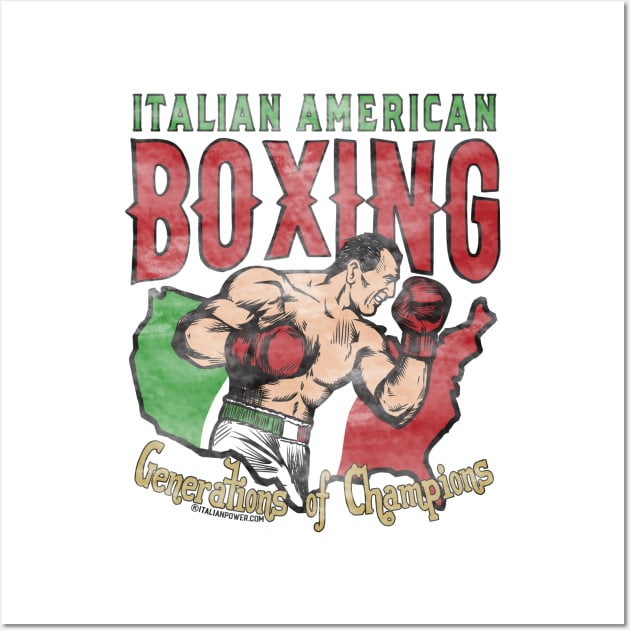 Italian American Boxing Champions Wall Art by ItalianPowerStore